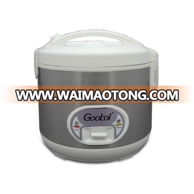 1.0 Liter Stainless Steel Body Deluxe Rice Cooker