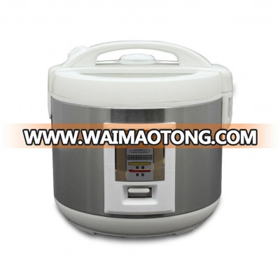 1.5 Liter Stainless Steel Body Deluxe rice cooker, non-stick inner pot